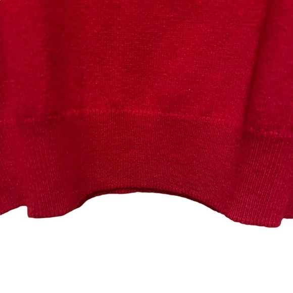 Vintage Clan Royal Sweater Men’s Size 44 Red Lambswool Golf Crewneck Scotland - Picture 5 of 9